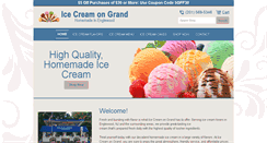 Desktop Screenshot of icecreamongrand.com